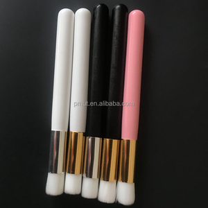 Private Label Doux Cheveux Cils Nettoyant Brosses Cils Shampooing Nez Nettoyage Bois Correcteur Poignée Brillant À Lèvres Application Petit - Product Image 4