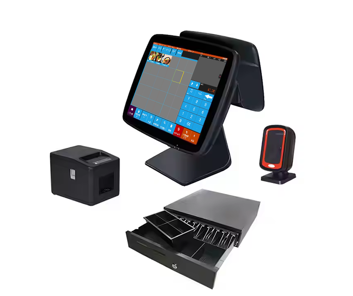 Best Selling Zhongjii A03 All In One Touch Screen Pos Terminal Cash Register For Restaurant Retail Shop