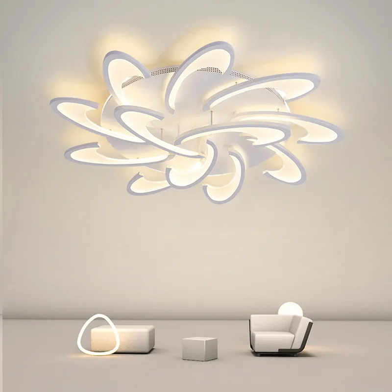 New Design Interior Lighting Acrylic Ceiling Lamps Modern Minimalist Living Room LED Ceiling Lights