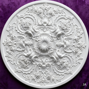 Moulure de <span class=keywords><strong>plafond</strong></span> en plâtre élégant et moderne à motif de feuille florale pour villa hôtel décoration de la maison respectueuse de l'environnement - Product Image 1