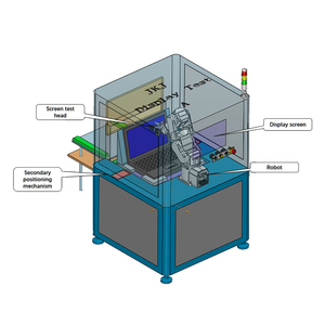 Máy tính xách tay thử nghiệm máy tự động phát hiện thiết bị cho bàn phím, màn hình hiển thị, loa, bảng điều khiển cảm ứng với robot CCD máy ảnh - Product Image 5