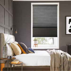 Disponible 3*13,4 <span class=keywords><strong>M</strong></span> 16 mm amarillo de arriba hacia abajo persianas de sombra de nido de abeja no tejidas Color sólido para puerta de dormitorio - Product Image 3