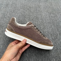 Chaussures de sport rétro, mocassins sportifs en cuir véritable, doublure respirante, lacets, antidérapantes, confortables, amortissantes, soutien de la voûte plantaire, chaussures de marche