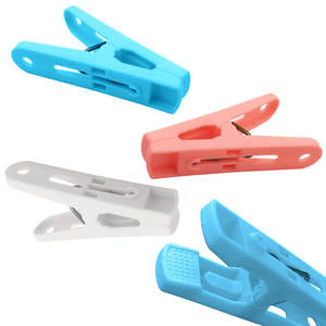 Pinces à linge en plastique légères de type crochet, forme rectangulaire, organisateur de vêtements domestique, quantité de 2500 par carton - Product Image 4