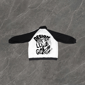 Sudadera con Capucha Personalizada para Hombre, Estilo Urbano, Holgada, Informal, con Estampado de Letras Lavadas - Product Image 3