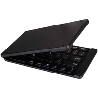 Keyboard Bluetooth Nirkabel Lipat Portabel Ultra Tipis Mini untuk Ponsel Tablet iPad Laptop Perjalanan