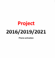 Versión Pro de Activación Telefónica para el Software Project Professional 2016/2019/2021, Envío Garantizado en Línea