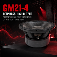 Haut-parleur de graves professionnel 21 pouces 5000W, bobine vocale 8,5 pouces, woofer PA haute puissance GM21-4
