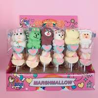 Crème à la guimauve Halal et Casher Délicieux dessin animé Lollipop et emballage en vrac et boîte à saveur sucrée pour enfants
