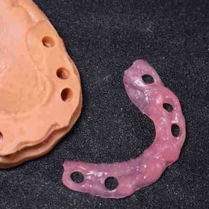 IFUN 3161 Résine dentaire <span class=keywords><strong>flexible</strong></span> pour impression 3D, rose clair, 1 kg/bouteille, 3D LCD DLP - Product Image 2