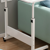Bureau d'ordinateur multifonctionnel en bois, mobile et réglable en hauteur, pour la maison, le bureau ou la table de chevet