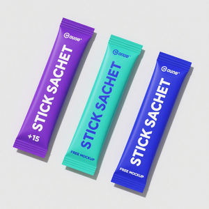 Custom <strong>Print</strong> Aluminum Foil Heat Seal Preformed Empty Small Package Stick <strong>Sachet</strong> Instant Powder Packaging Bag - Product Image 2