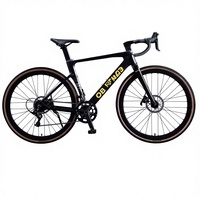 Vélo de route en alliage d'aluminium 700C 16 vitesses avec freins à disque, pédales ordinaires, sans amortisseur arrière, capacité de charge de 250 kg