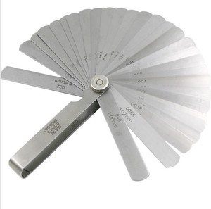 Thép Không Gỉ Feeler Đo Phổ Metric Bù Đắp Van Đo Độ Dày 32-Mảnh Công Cụ Lưỡi Cho Đo Khoảng Cách Chiều Rộng/độ Dày - Product Image 1
