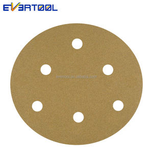 EVERTOOL <span class=keywords><strong>Papier</strong></span> abrasif doré, disque <span class=keywords><strong>de</strong></span> ponçage adhésif, <span class=keywords><strong>papier</strong></span> abrasif abrasif, disque <span class=keywords><strong>de</strong></span> ponçage 125 mm, <span class=keywords><strong>papier</strong></span> abrasif pour acier inoxydable - Product Image 3