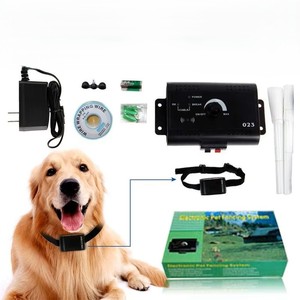Valla de entrenamiento inalámbrica electrónica para mascotas revisada <span class=keywords><strong>023</strong></span> Bark Stop Suministros para mascotas Control remoto Función de descarga eléctrica del fabricante - Product Image 2