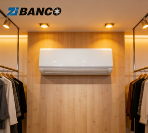 Ventilo-convecteur mural blanc pour climatiseur central à eau froide, moteur AC/DC/sans balais, haute capacité de refroidissement 2,2-7 kW - Product Image 5