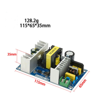 Modul Konverter Daya AC-DC Switching 150W 24V 6A, Papan Tanpa Casing, 110V/220V ke 24V 6A