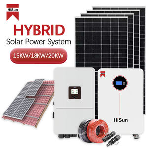 GÜNEŞ PANELI enerji güç sistemi ev güneş enerjisi sistemi 20kw güneş panelleri pil ve invertör kiti güneş enerjisi sistemi ile - Product Image 1