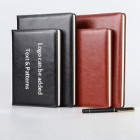 Carnet de notes personnalisé en cuir PU A5 B5, couverture rigide, cadeau d'entreprise, pour le bureau ou l'école