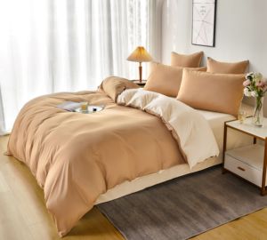 Parure <span class=keywords><strong>de</strong></span> <span class=keywords><strong>lit</strong></span> avec drap-<span class=keywords><strong>housse</strong></span> et <span class=keywords><strong>housse</strong></span> <span class=keywords><strong>de</strong></span> <span class=keywords><strong>couette</strong></span> en polyester, disponible en tailles Twin, Queen et King, idéale pour chambre à coucher et hôtel - Product Image 3