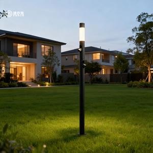 Caméra de surveillance moderne et simple, lampadaire de rue, parc, site pittoresque, éclairage paysager de jardin, lampadaire de jardin - Product Image 3