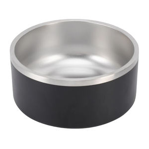 Contenitore di alimentazione per cani di grandi dimensioni design antiscivolo 64oz cibo acqua in acciaio inox cane pet ciotole - Product Image 2