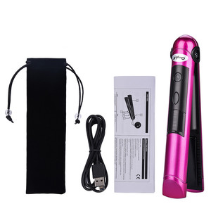 Lisseur à Vapeur Portable rose coréen, fer à lisser professionnel en titane - Product Image 1