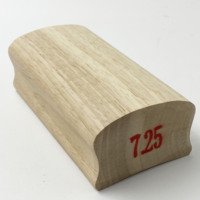Bloc de ponçage et de nivellement en bois massif pour touche de guitare, outil de luthier pour la polissage des radii des frettes de guitare et de basse