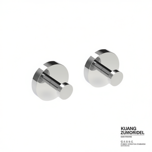 Crochets muraux pour porte-manteau, 5 cm x 5 cm x 3,5 cm, matériel de montage en métal noir pour usage intérieur - Product Image 3