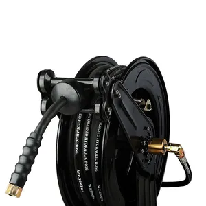 Hydraulic braided hose 4000psi water pressure washer hose reel for pressure washer