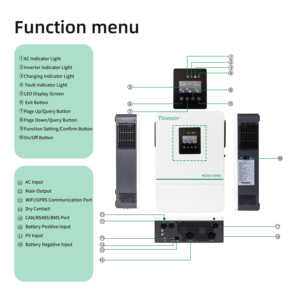 3.6KW 24V 5.5KW 6.2KW 48V solare ibrido Inverter pura onda sinusoidale 100a MPPT regolatore di carica griglia solare Inverter - Product Image 3