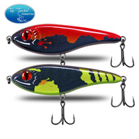 Leurre de pêche Jerkbait à coulée lente 90mm/120mm/150mm (Couleurs 1~24) pour Musky, Brochet, Black-bass