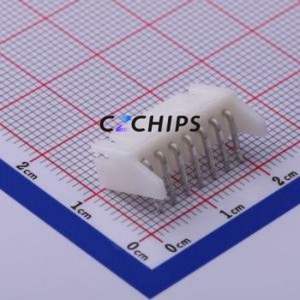 S7B-XH-A-1(LF)(SN) Wire-to-Board Pin Header Bent Lead Through Hole,P=2.5mm Connector 1x7P 2.5mm Right Angle Insert XH - Product Image 2