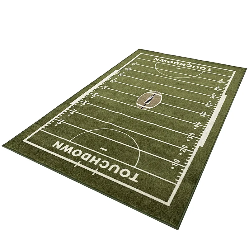 Custom Golf Hitting Mat Rugby Football Practice Training Aid Rug Training Mats For Swing Detection Batting Game