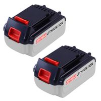 Baterai Kapasitas Tinggi USA Stock 2 PACK B&D LBXR20 20V 8.0Ah Baterai Lithium Ion 20Volt untuk Perkakas Listrik Tanpa Kabel