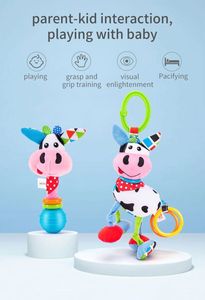 El mejor sonajero y mordedor de peluche suave y colorido <span class=keywords><strong>para</strong></span> bebés, juguete colgante <span class=keywords><strong>para</strong></span> cuna, el más vendido. - Product Image 6