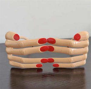 M162 لا ينظر إلى النظارات في الحفلات الأبله. نظارات جوفي بدون إصبع لالتقاط صور عيد الميلاد - Product Image 2