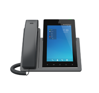 Téléphone IP vidéo Grandstream GXV3470 avec écran tactile 7 pouces, caméra 2MP, double Gigabit PoE, Wi-Fi 6, appareil de communication de bureau
