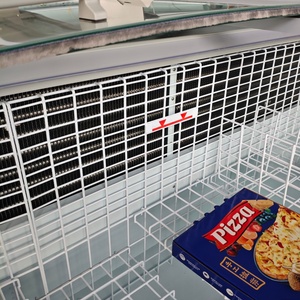 Congélateur Vitrine Horizontale Combinée pour Supermarché, Type Îlot, Haute Efficacité, Durable, pour Viandes et Aliments, avec Compartiment Profond et Petite Fenêtre - Product Image 5