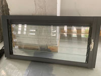 Fenêtres à persiennes fixes en verre pour maison, bureau à domicile, persiennes personnalisées, persiennes en aluminium, cadre en aluminium