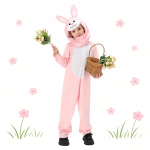 Disfraz de conejito de Pascua para niños, traje de conejo azul y rosa, ropa para actuaciones infantiles, traje de fiesta, Festival de Primavera - Product Image 2