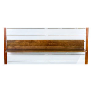 Estante Flotante de Pared Oxberg en Negro y Madera Natural Sólida con Diseño Moderno y Minimalista - Product Image 1