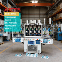 Machine de moulage horizontale intelligente SHENGDA pour semelles de chaussures, équipement de pressage à chaud et à froid pour la partie supérieure et l'arrière de la chaussure entièrement enveloppée