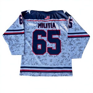 Maillot de hockey personnalisé sublimé de qualité supérieure Sibrin |   Tissu en maille respirant antibactérien 100% polyester |   Nom d'équipe personnalisé - Product Image 2