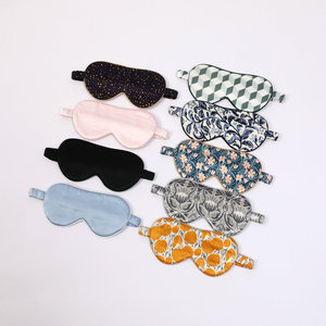 Antifaz para Dormir de Punto Elástico, Satén y Seda, Suave y Transpirable, con Impresión Personalizada y Logotipo Personalizado, MOQ Bajo, Disponible para Fabricación OEM - Product Image 1