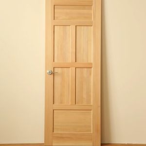 China groothandel MDF moderne stijl appartementdeur massief houten deur schuifdeuren voor huizen - Product Image 1