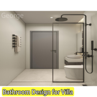 Services de Rendu 3D pour Villas et Maisons de Luxe, Design d'Intérieur Architectural et Décoration Intérieure pour Salles de Douche