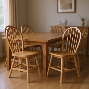 Juego de Sillas de Comedor Windsor de Madera, Estilo Escandinavo Moderno, Muebles Estables para el Hogar, para Comedor - Product Image 2