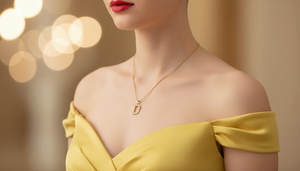 Natural Diamond Alphabet D Unisex Pendant Personalized Initial <b>Letter</b> Fine <b>Gold</b> Jewelry with Real Diamonds for Everyday Use - Product Image 5